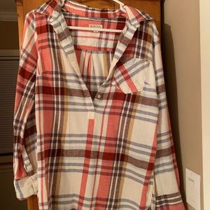 Target flannel tunic